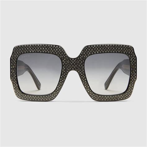 gucci acetate eyeglasses frames|gucci sunglasses with rhinestones.